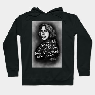 Oscar Wilde Drawing Hoodie